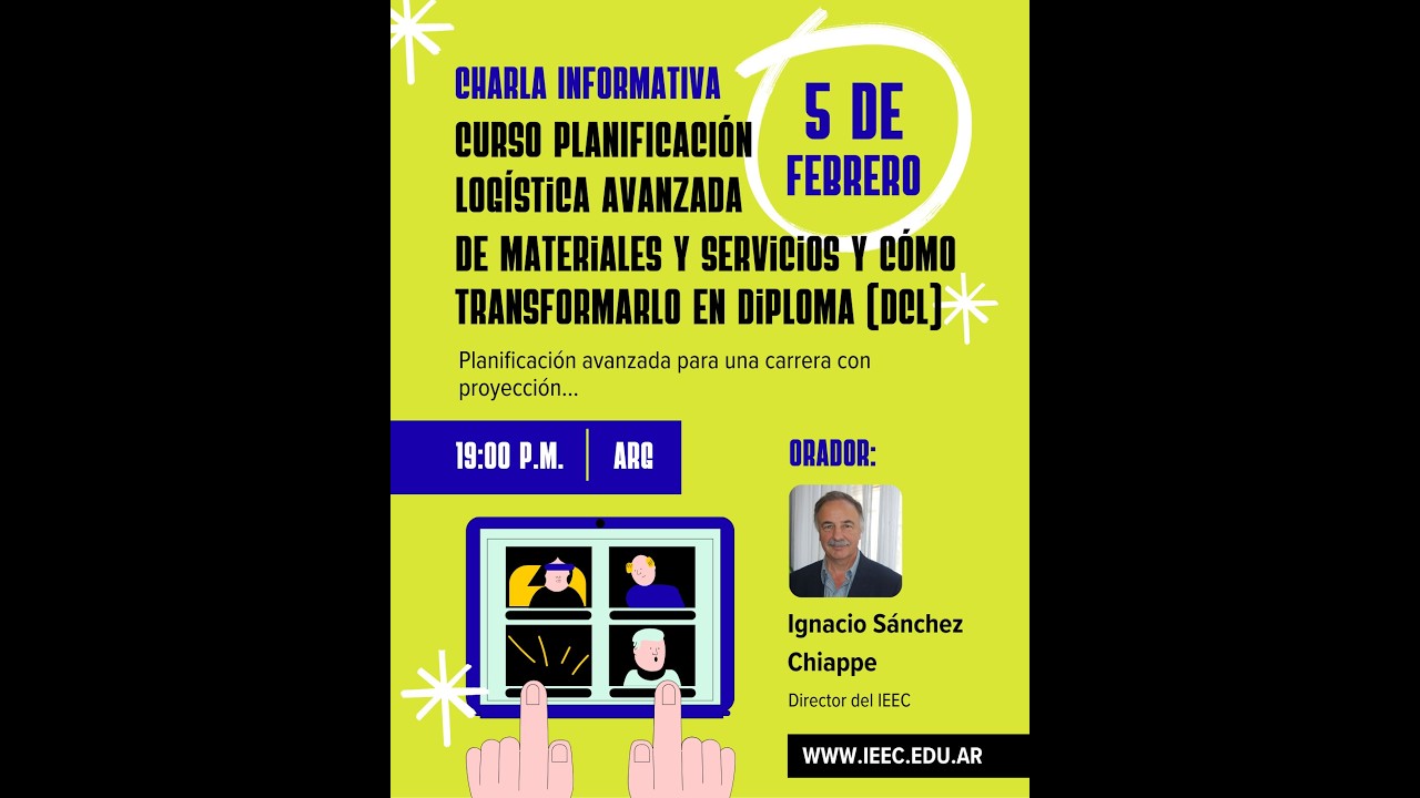 IEEC Charla Informativa sobre el Curso PALMS y DCL 2026