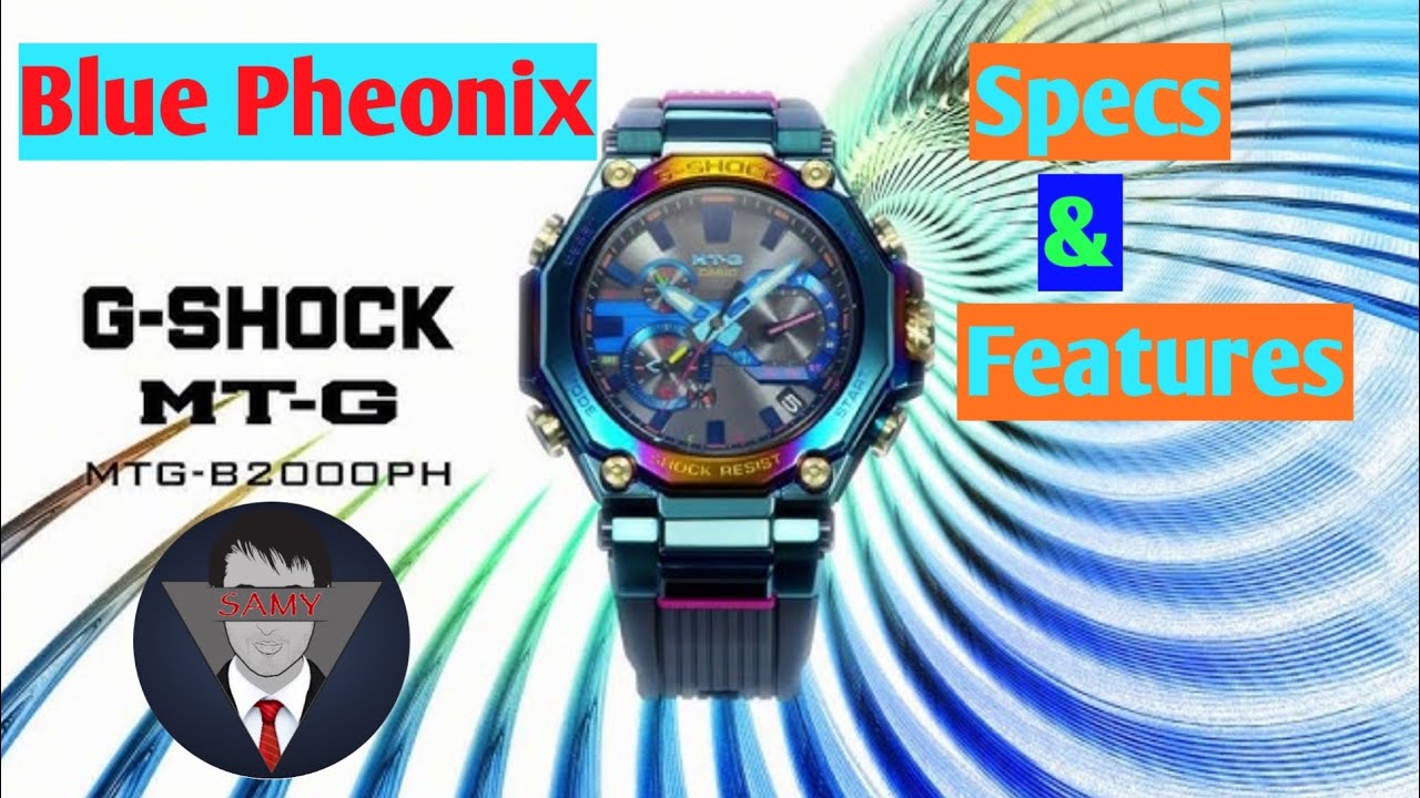 The G-Shock 'Blue Phoenix' MTG-B2000PH