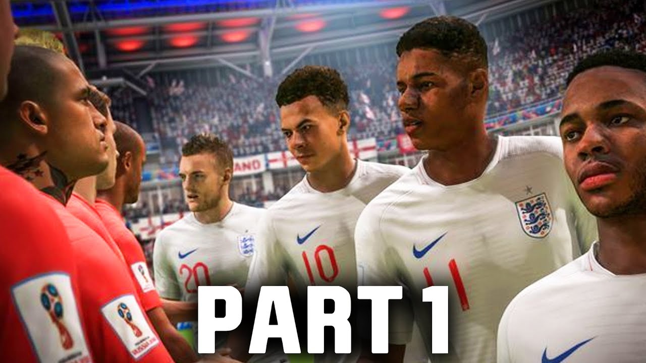 FIFA 18 World Cup Gameplay Walkthrough Part 1 - GROUP STAGES (ENGLAND)