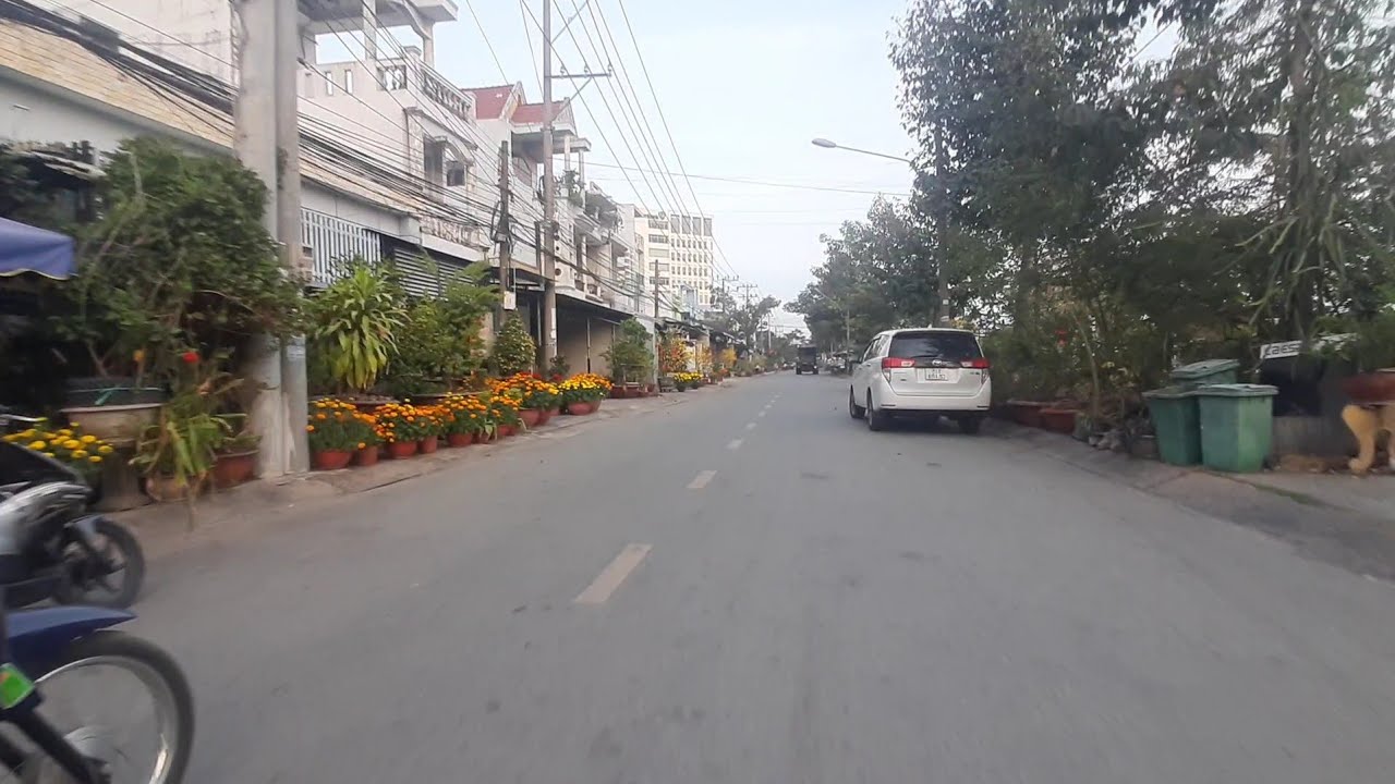 [ Mùng 28/12 Tết ] Từ Bờ kè Bến Lức đến Trung Tâm Văn Hóa - TT Bến Lức, Long An