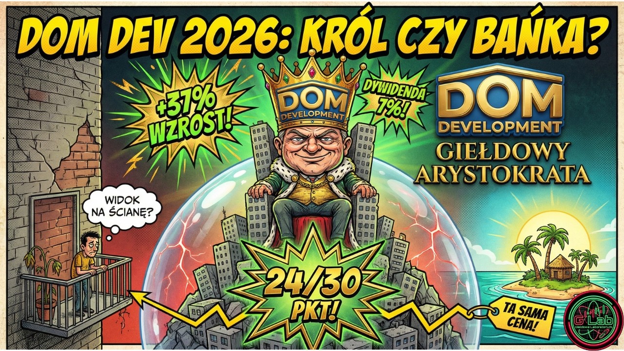DOM DEVELOPMENT 2026: Kr&oacute;l deweloper&oacute;w czy szczyt bańki? 🏗️