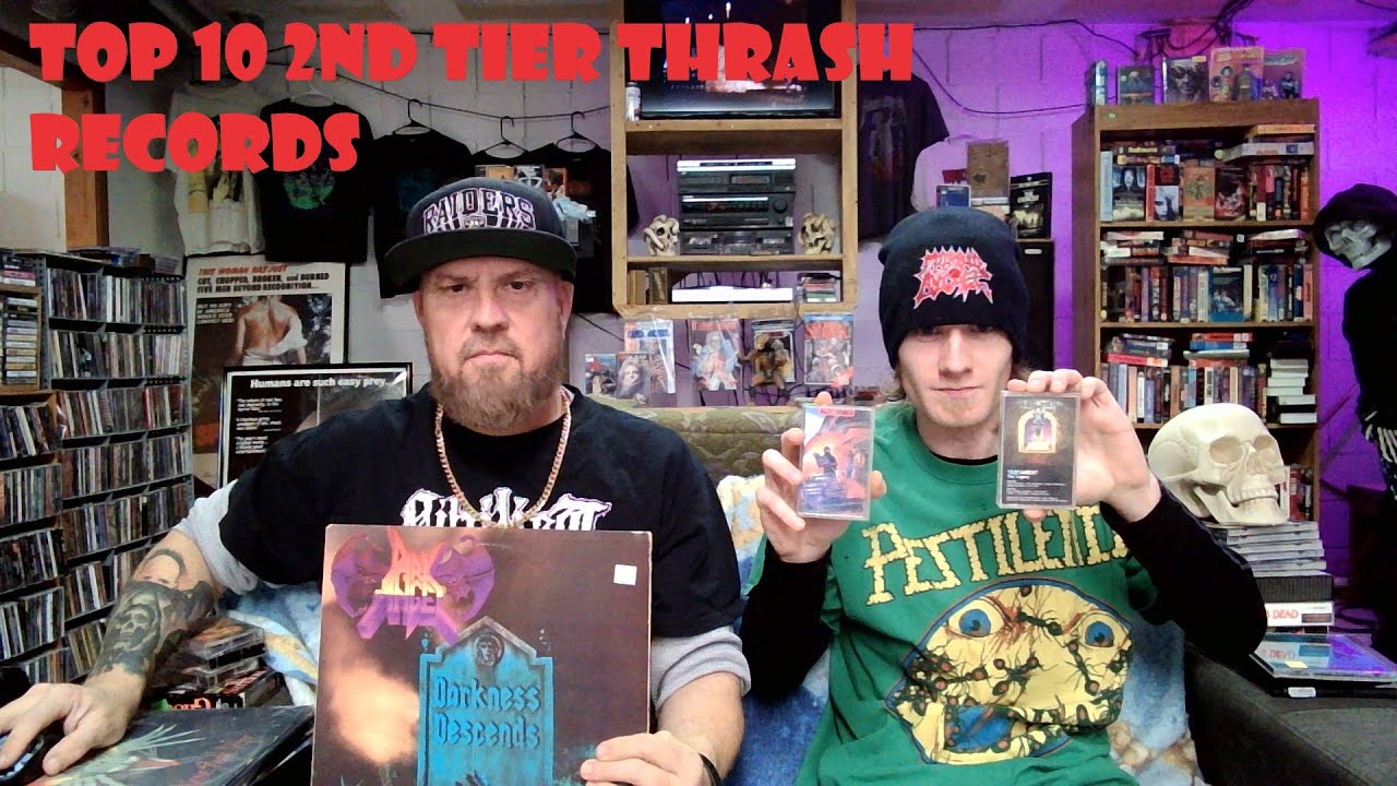 Top 10 2nd Tier Thrash Records!!!..NOT the Big Four!!  With  special guest  Sektor!!