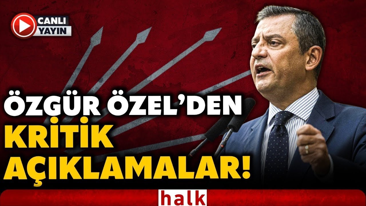 CHP Genel Başkanı Özgür Özel Açıklama Yaptı (22 Ocak 2026)