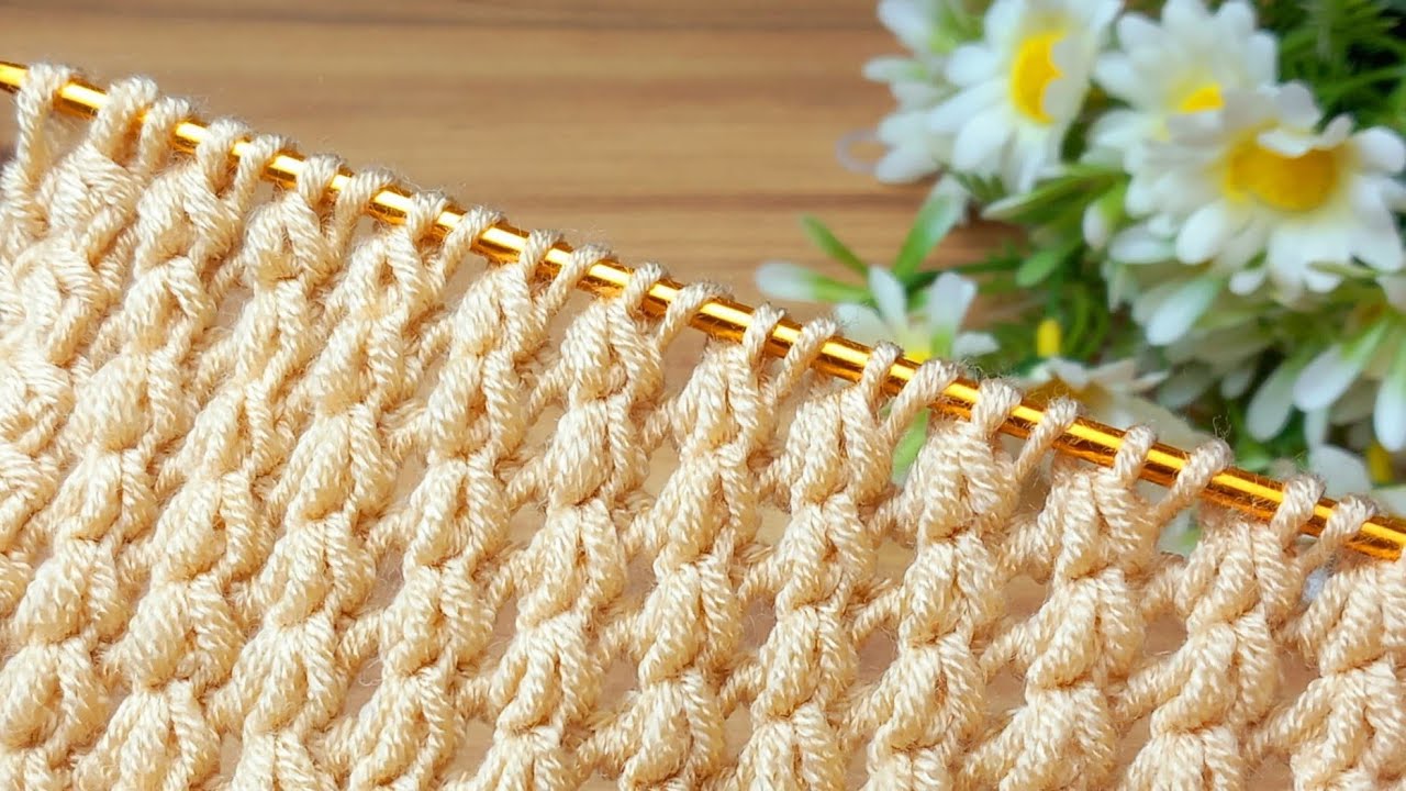 ⭐️wow⭐️ Very easy two-color crochet motif model explanation 