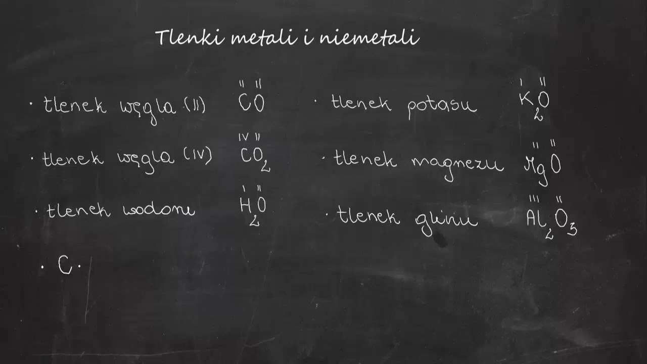 Tlenki metali i niemetali — szybka powtórka do kartkówki | Chemia szkoła podstawowa