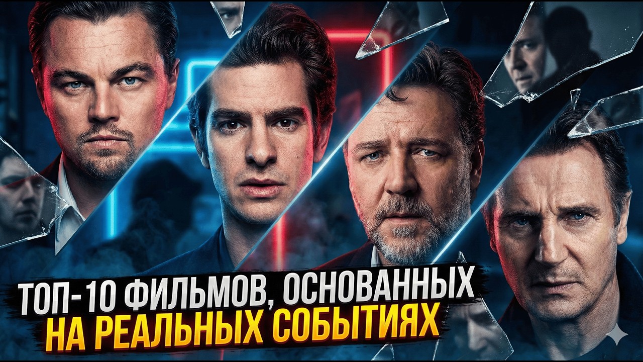 ТОП-10 ФИЛЬМОВ, ОСНОВАННЫХ НА РЕАЛЬНЫХ СОБЫТИЯХ