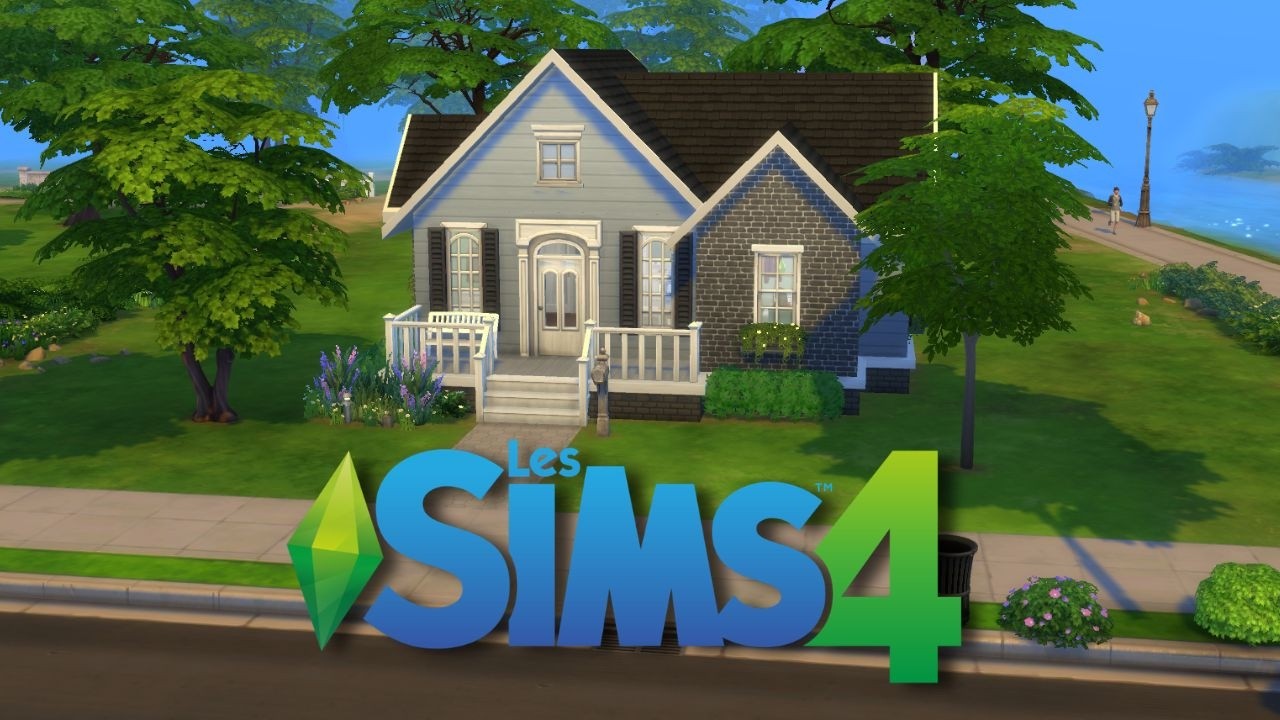 The Sims 4 - Une petite maison base game pour 5 personnes !