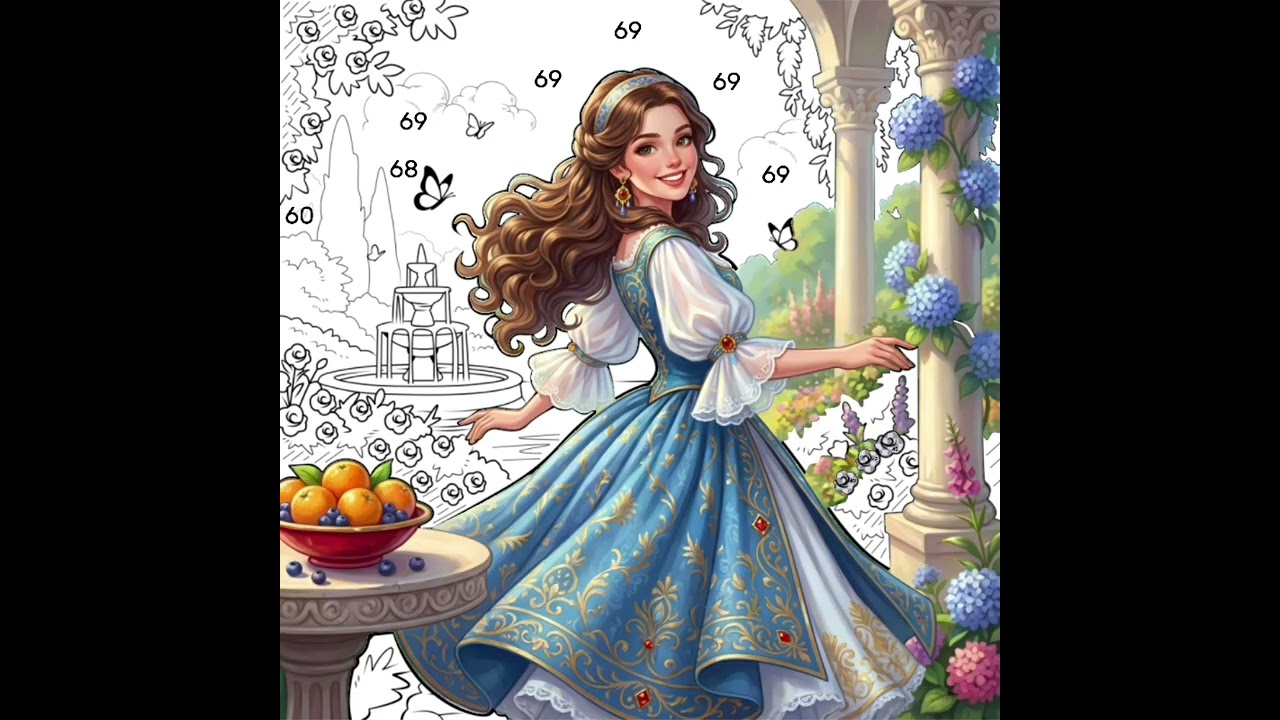 The Kind-hearted Princess #video #princess #garden #butterfly #flowers #fruit 