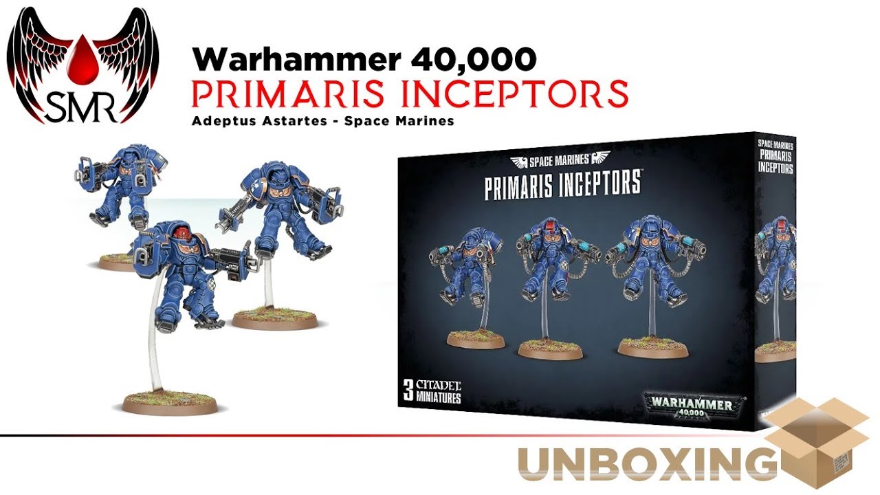 Warhammer 40,000 Primaris Inceptors Unboxing Review