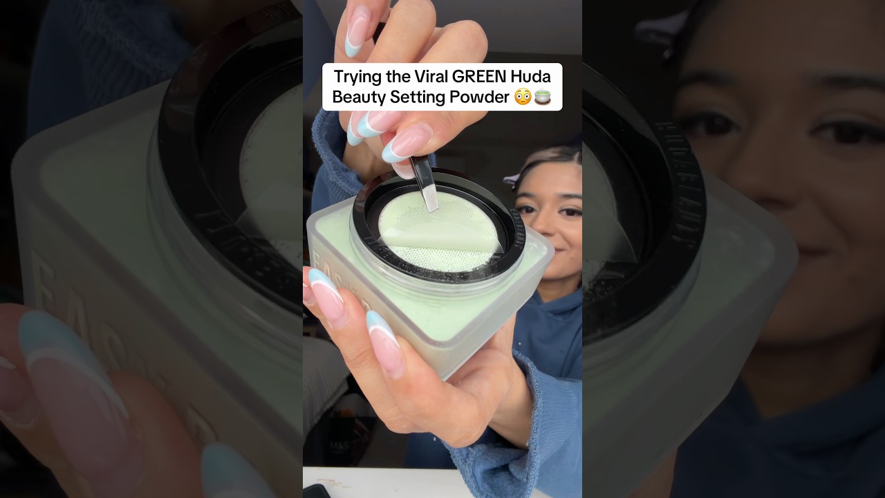 😱 Зелёная фиксирующая пудра Huda Beauty??