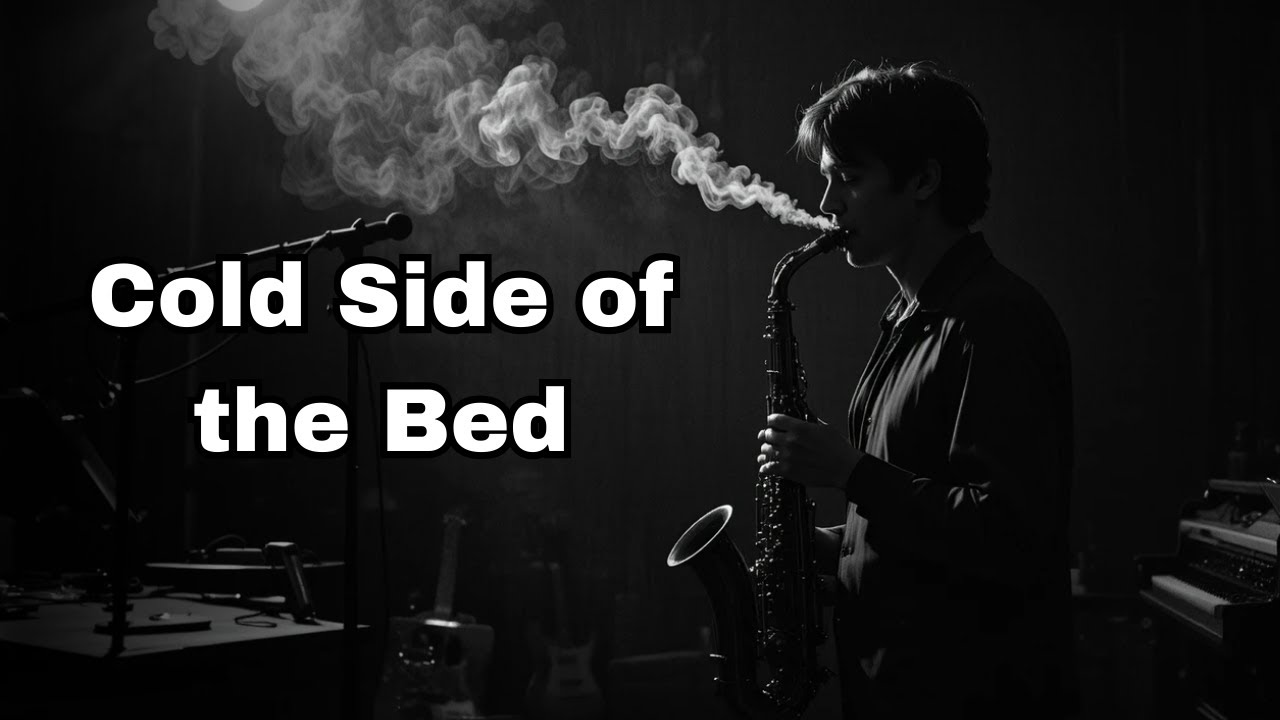 Cold Side of the Bed – Slow Blues Jazz | Gritty Male Vocal, Saxophone Night Blues