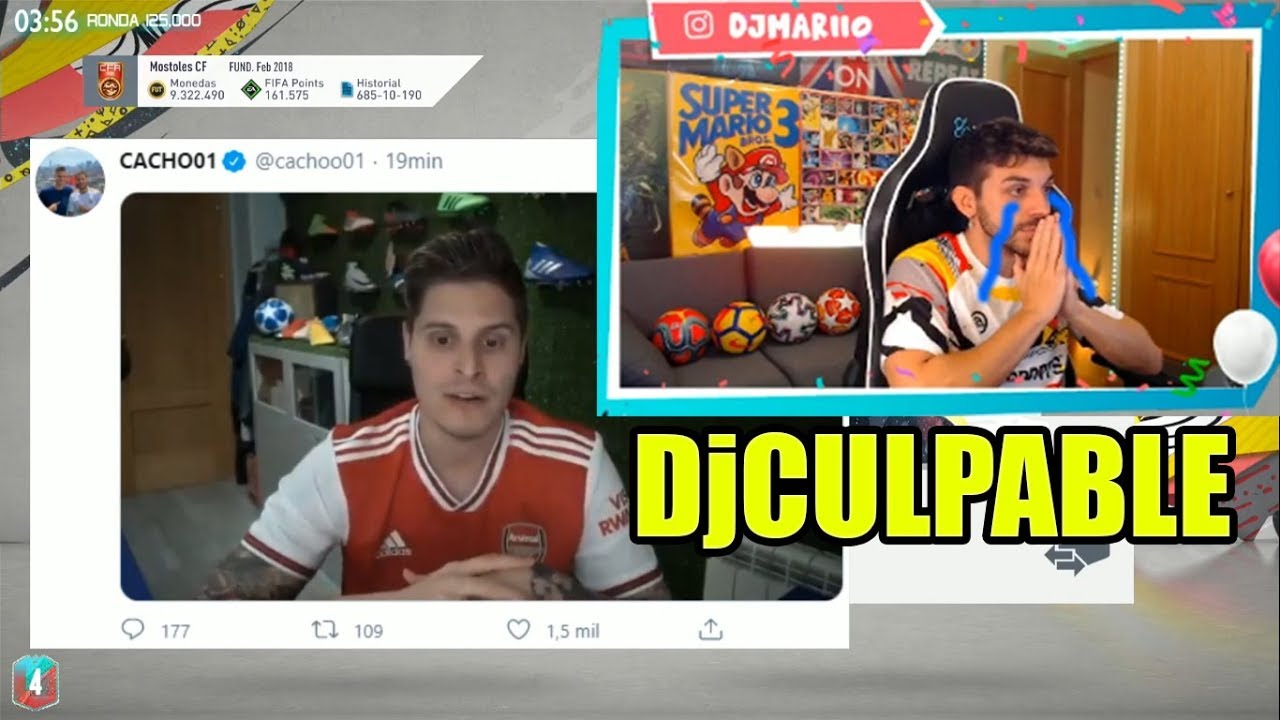 CACHO SE ENFADA Y SUSCRIPTORES CULPAN A DjMaRiiO
