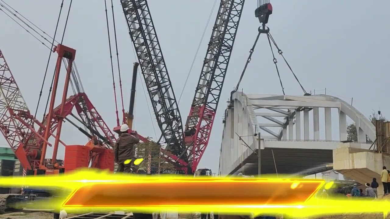 SECR Creates History with 72m, 760 MT Bow String Girder Launch Using Road Crane