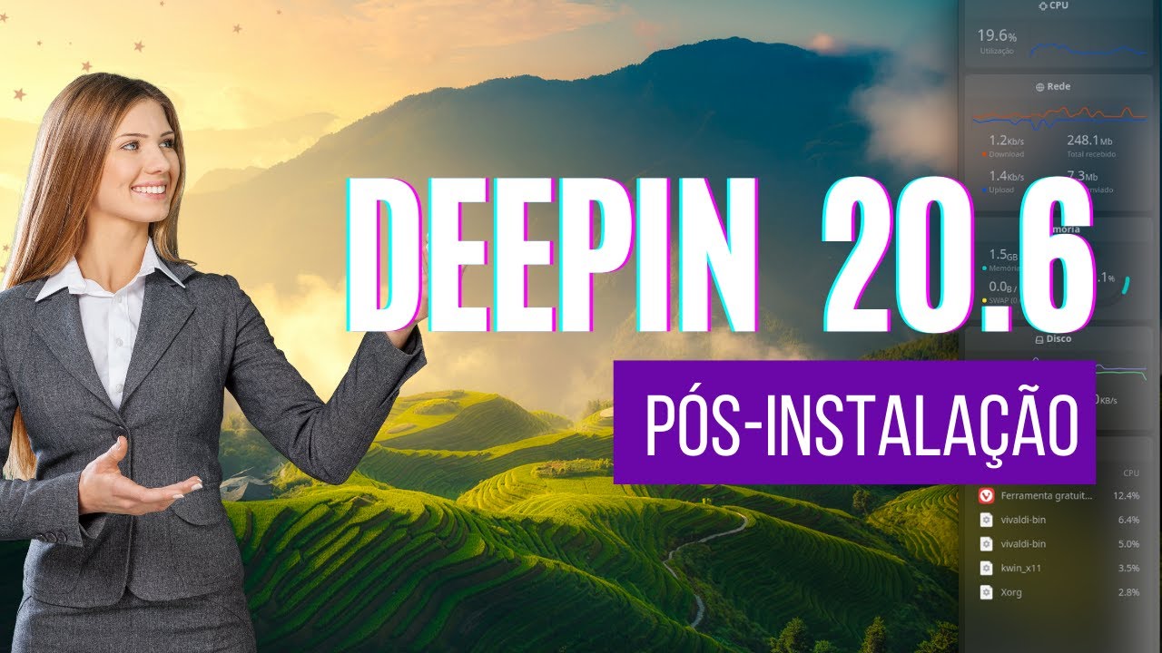 Deepin 20.6 minha pós-instalação