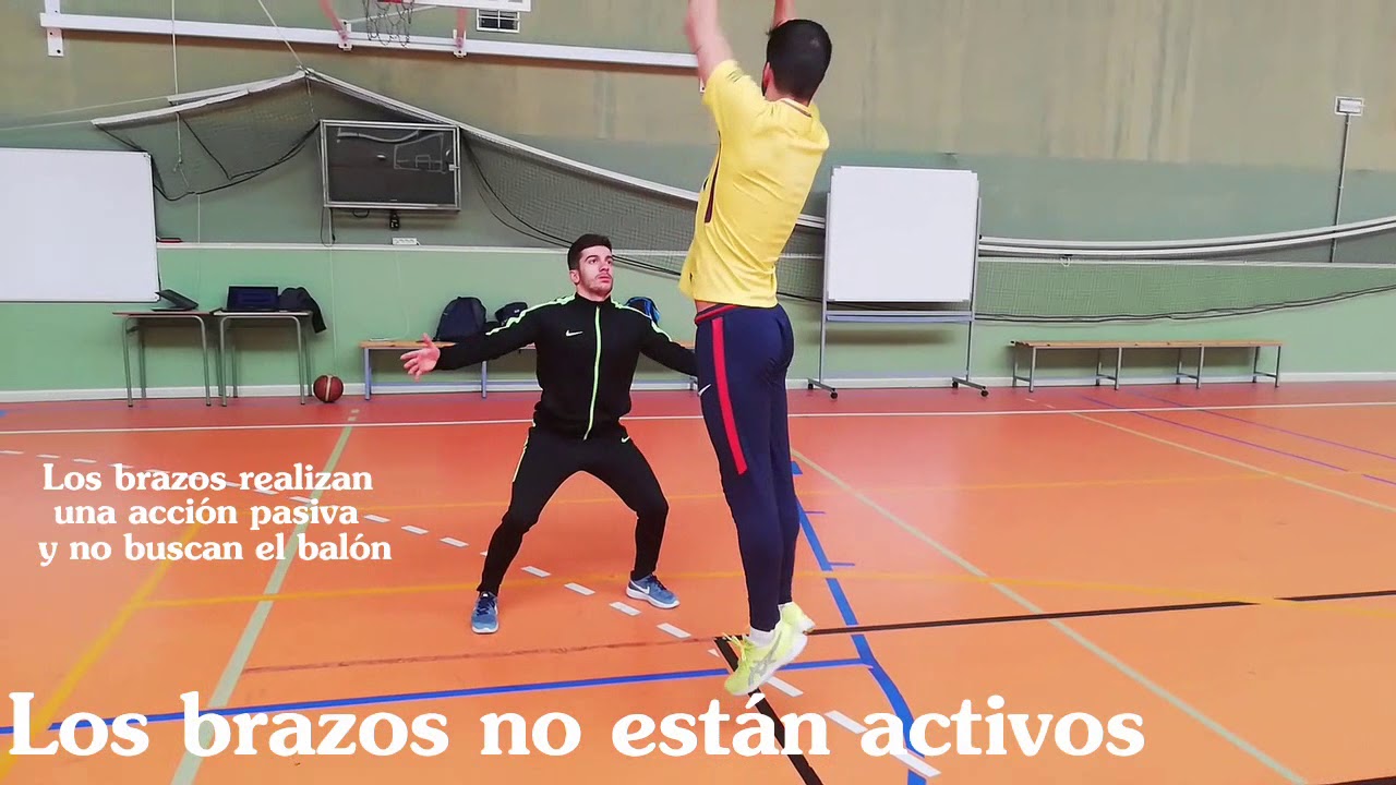 Posición básica defensiva y Paso de caída en Baloncesto.