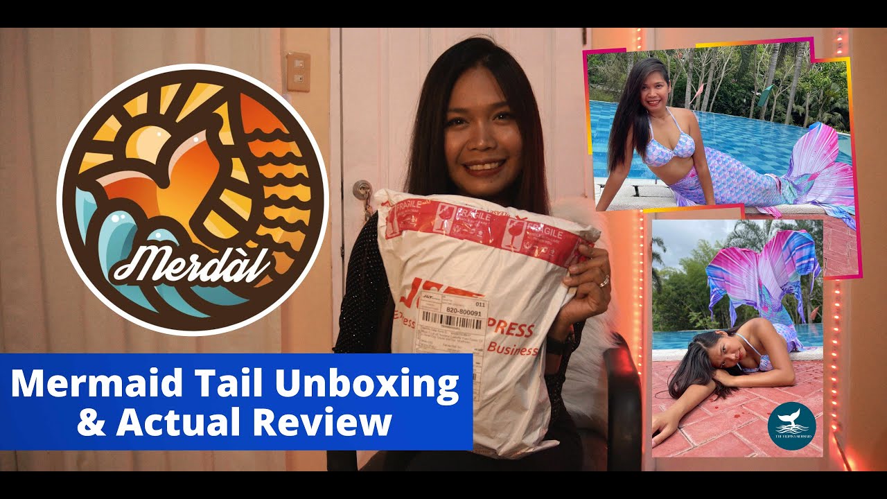 Merdal Mermaid Tail Unboxing and Actual Review