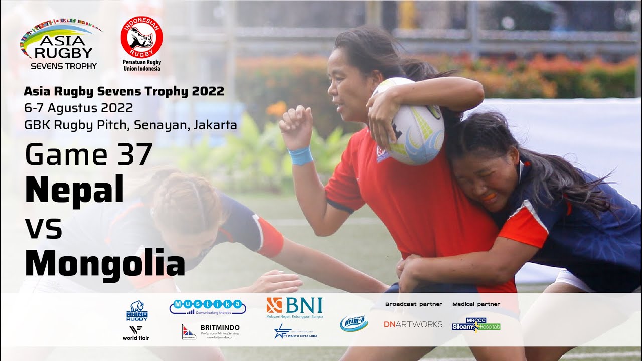 Game 37 5th SF Nepal vs Mongolia (Asia Rugby Sevens Trophy 2022)