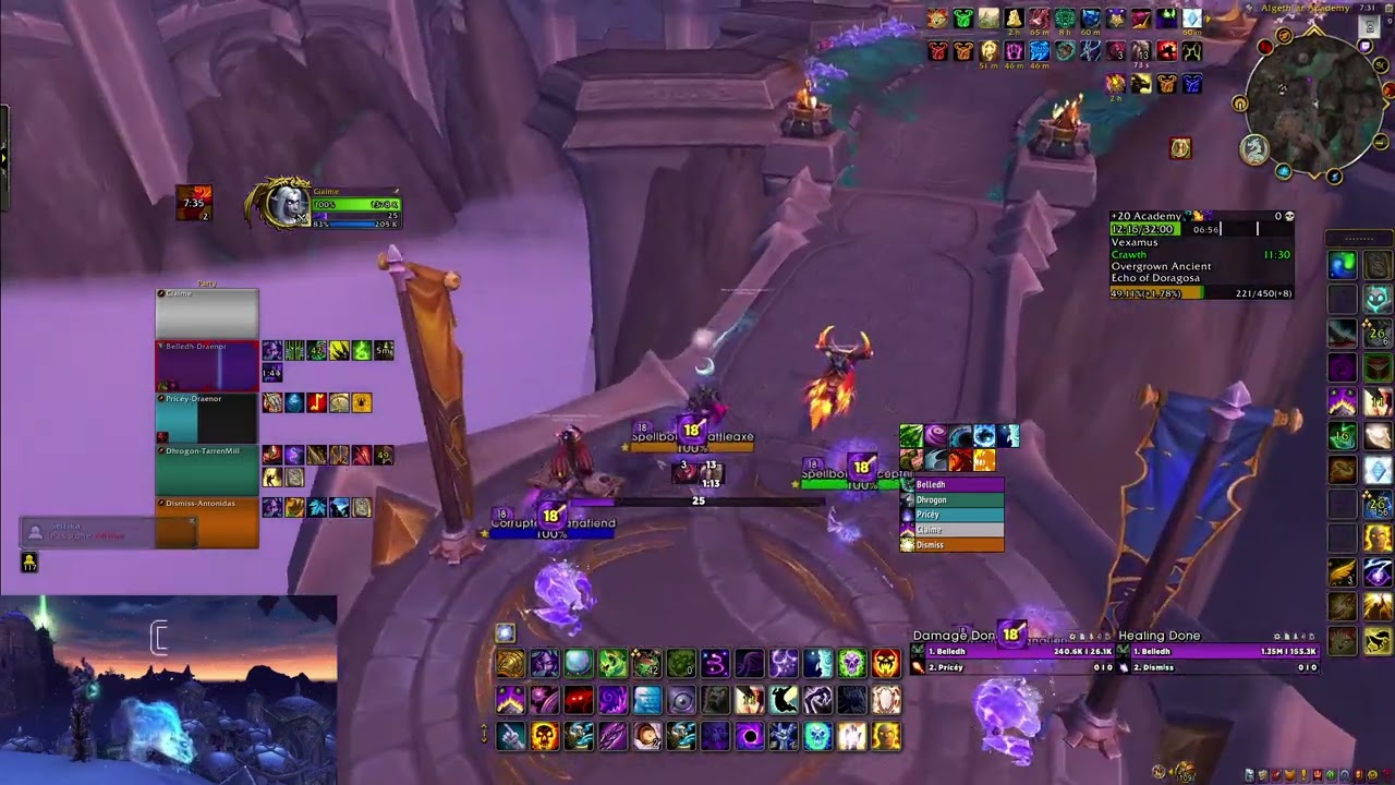 +20 Algethar Academy Fortified | M+ DF S4 Shadow Priest PoV