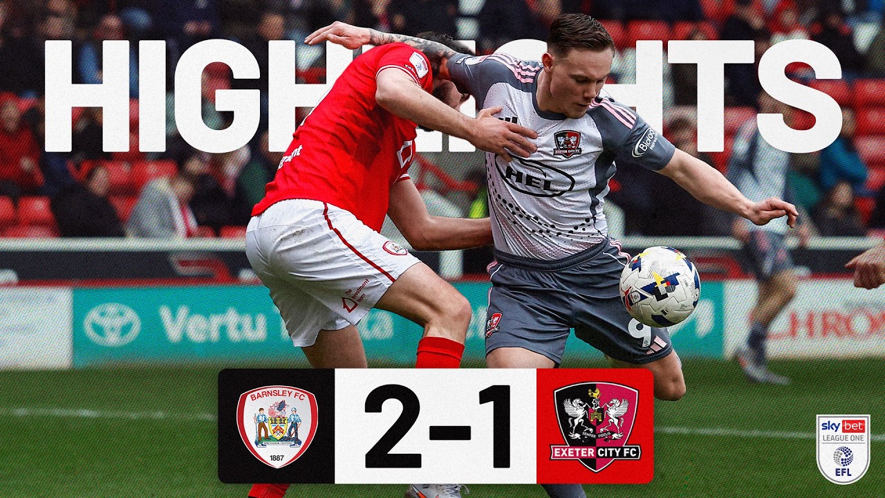 HIGHLIGHTS: Barnsley 2 Exeter City 1 (7/3/26) EFL Sky Bet League One | Exeter City Football Club