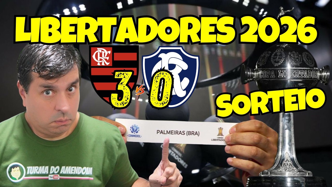AO VIVO | SORTEIO DA LIBERTADORES 2026 | RODADA DO BRASILEIRÃO