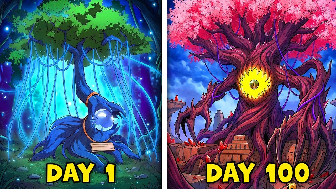 He Wakes Up as a Tree With an Infinite Evolution System | Manhwa Recap