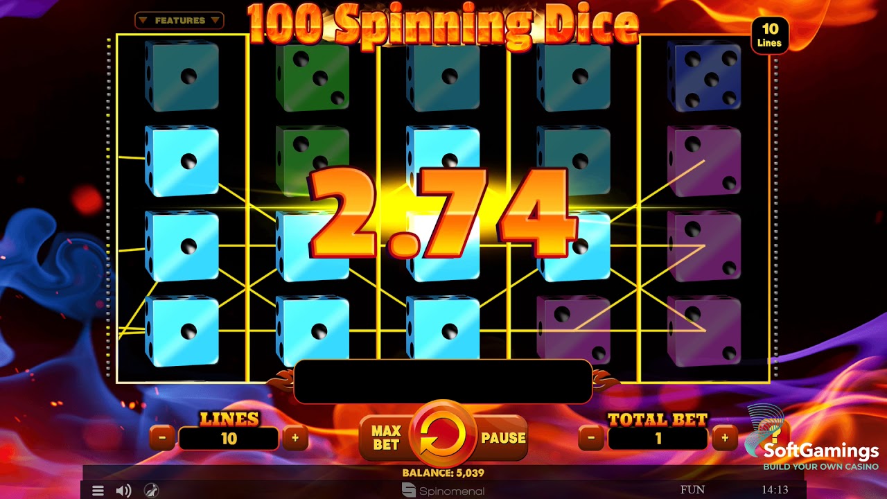 Spinomenal - 100 Spinning Dice - Gameplay Demo