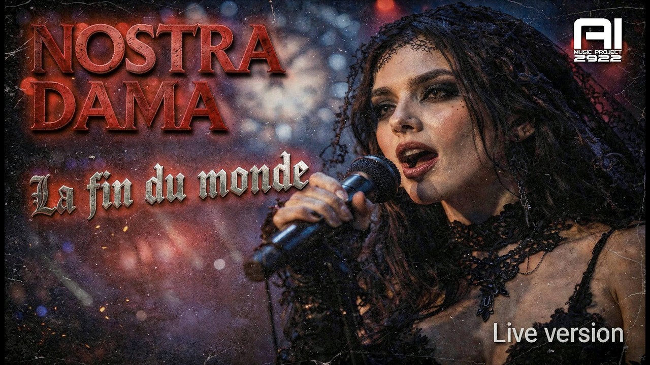 AI Music 2922 | La fin du monde (Live Version) | Nostra Dama