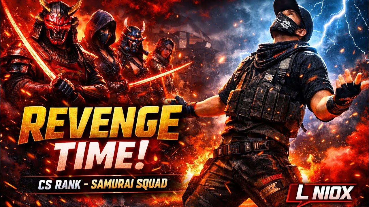 Samurai squad emote showing me🙂 | revenge cs rank samurai squad emote 😂 Subscribe to my channel 😎