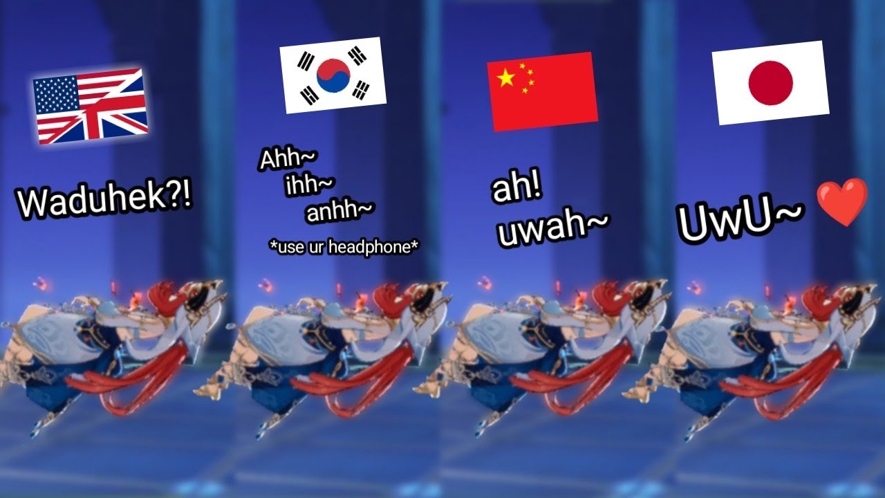 Nilou hurt voice in 4 different language 👀