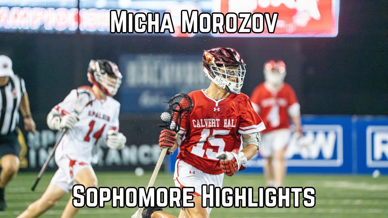 Micha Morozov Sophomore Lacrosse Highlights | Calvert Hall '27 | SSDM