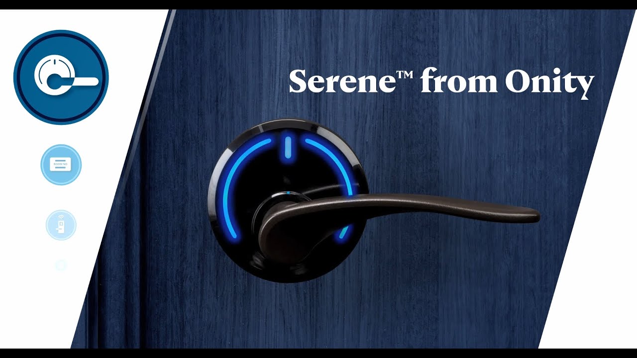 Onity's Serene luxury lock with DirectKey Mobile Access