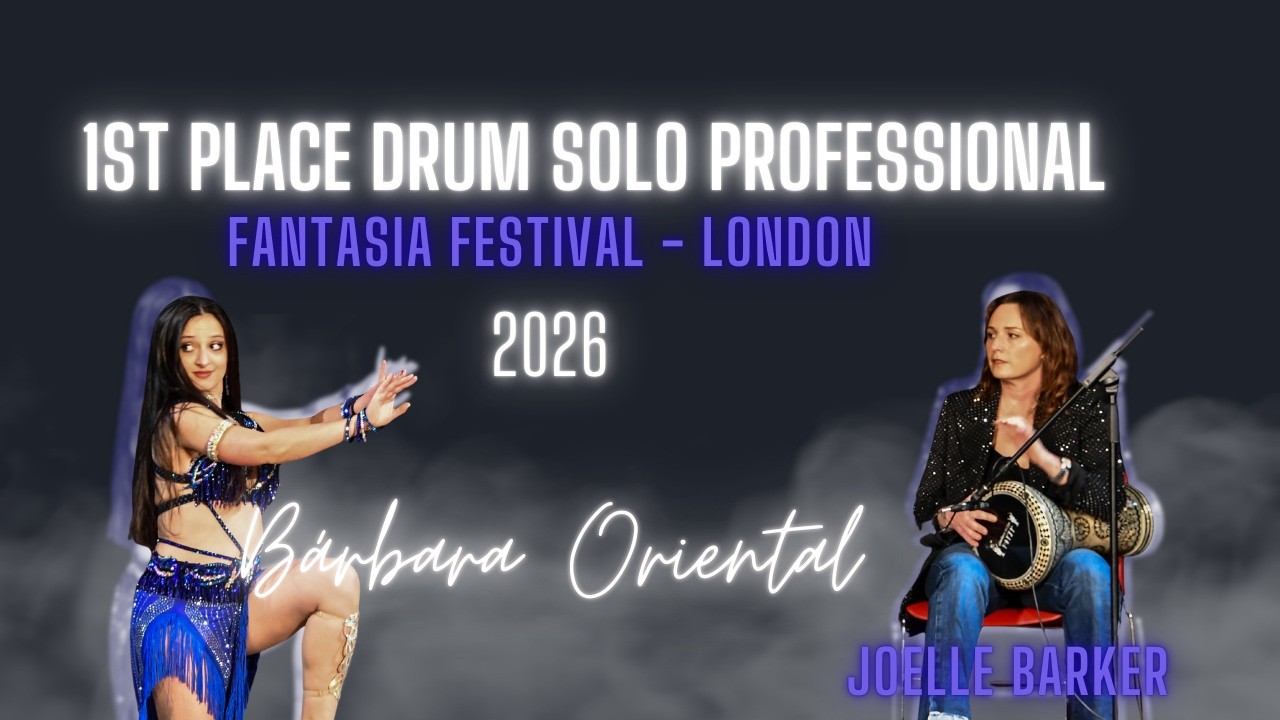 Bárbara Oriental 🥇Big winner of the Professional Level – Live Drum Solo, Fantasia Cup 2026 🏆Joelle B