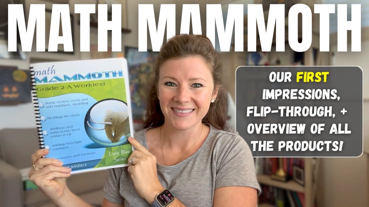 MATH MAMMOTH Flip Through + First Impressions || 2nd Grade Homeschool Math