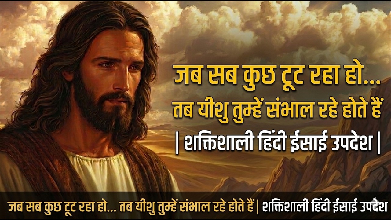 Jab Sab Kuch Tut Raha Ho…Tab Yeshu Tumhe Sambhal Rahe Hote Hain | Powerful Hindi Christian Preaching