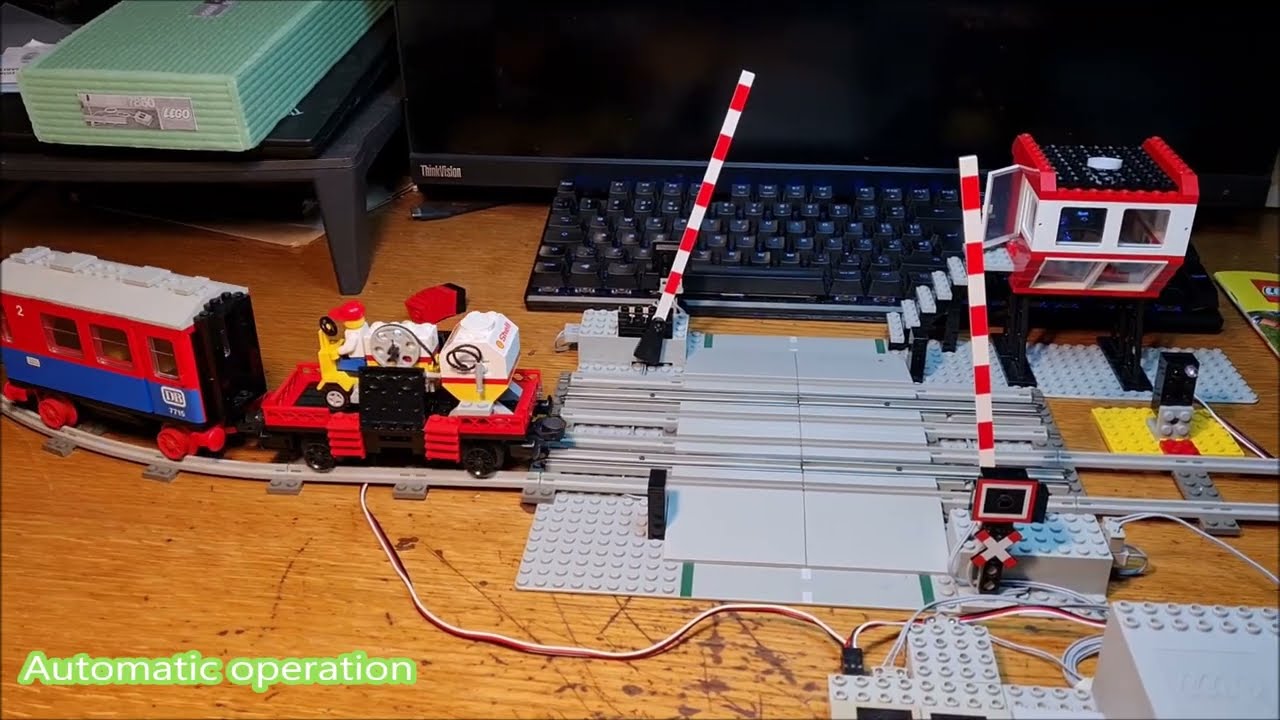LEGO 7866 + Arduino nano automated