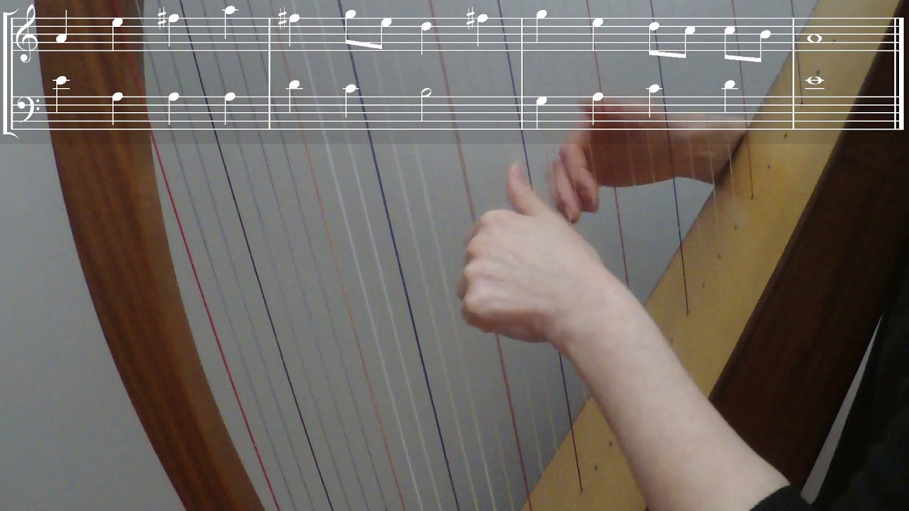 Stella Splendens - celtic harp with sheet music
