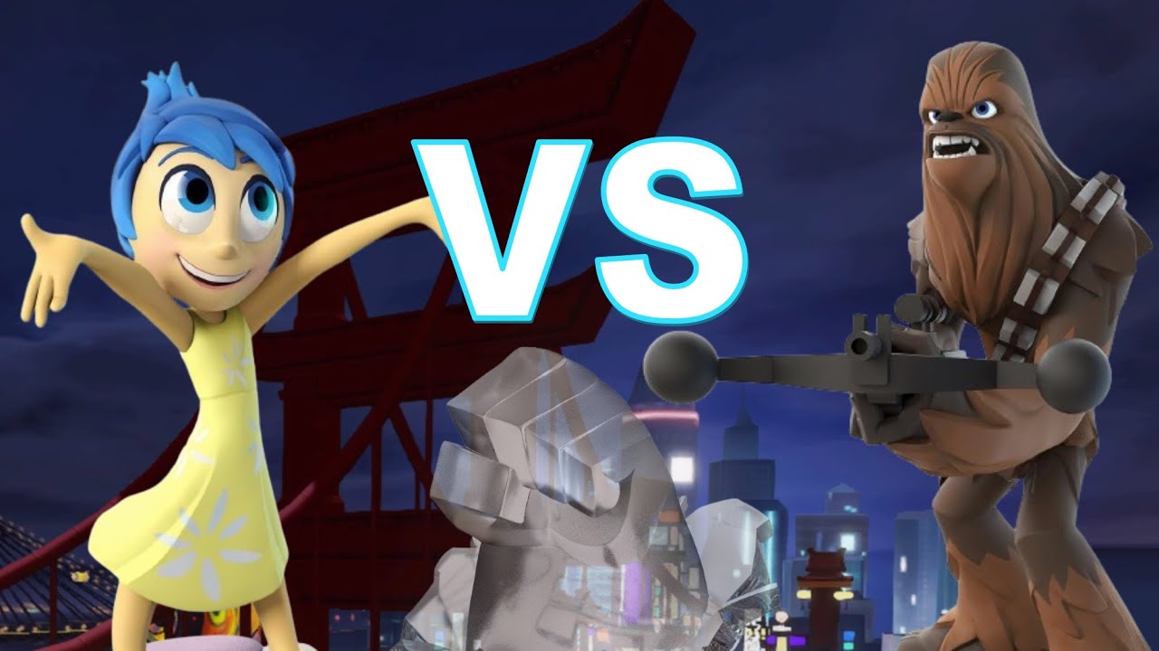 Joy Vs Chewbacca Disney Infinity 3.0 Toy Box PVP