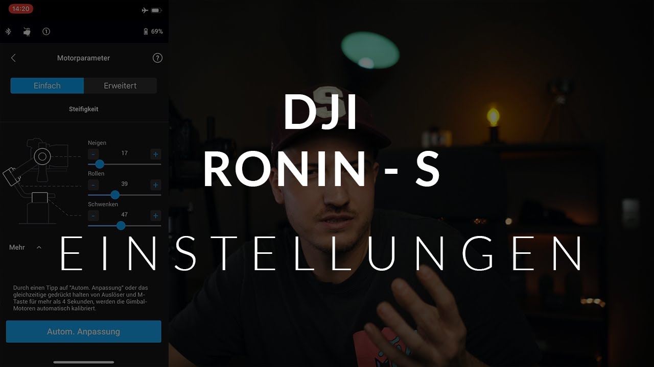 DJI RONIN S - Die perfekten EINSTELLUNGEN [UPDATE] - Tutorial