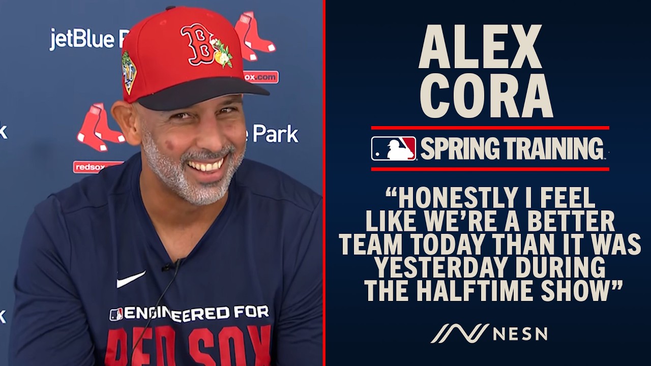 Alex Cora on Red Sox Roster Moves, Injuries, Bad Bunny Performance and More!