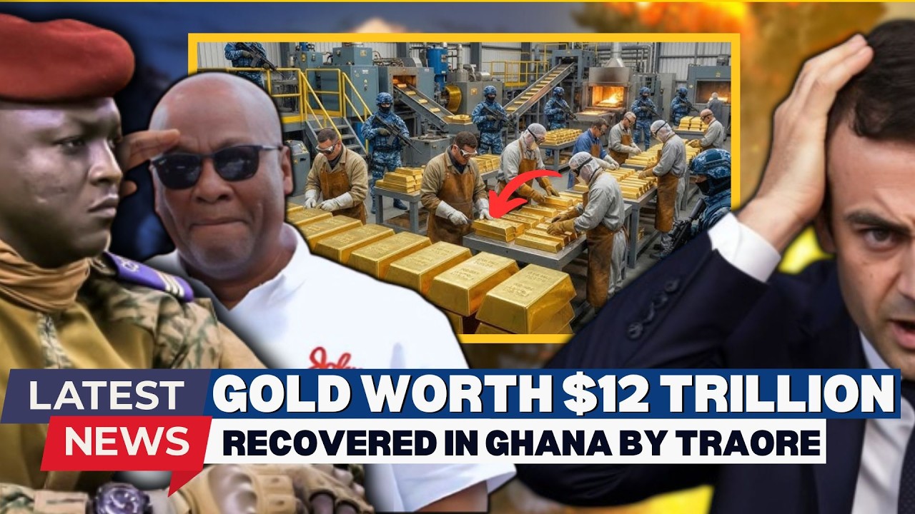 Traore just helped Ghana make $12 Trillion by Collecting Their Gold from The West
