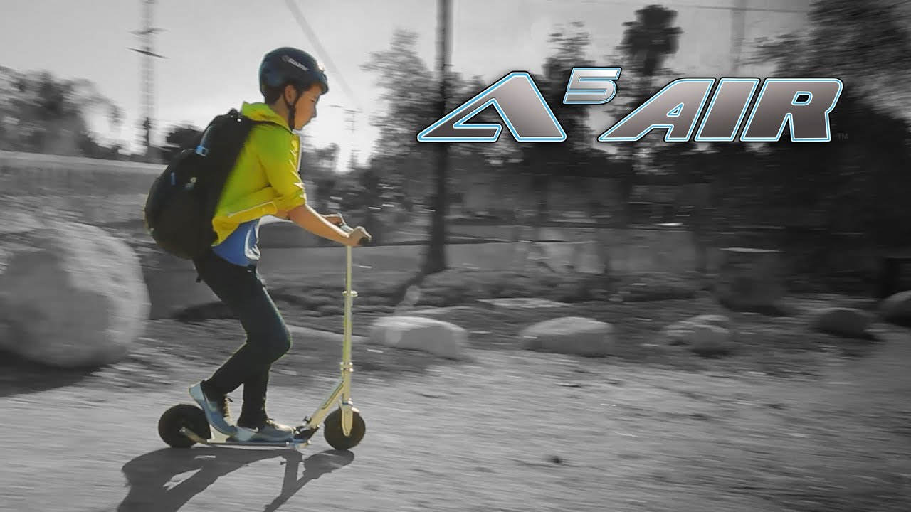 Razor A5 Air Kick Scooter Ride Video
