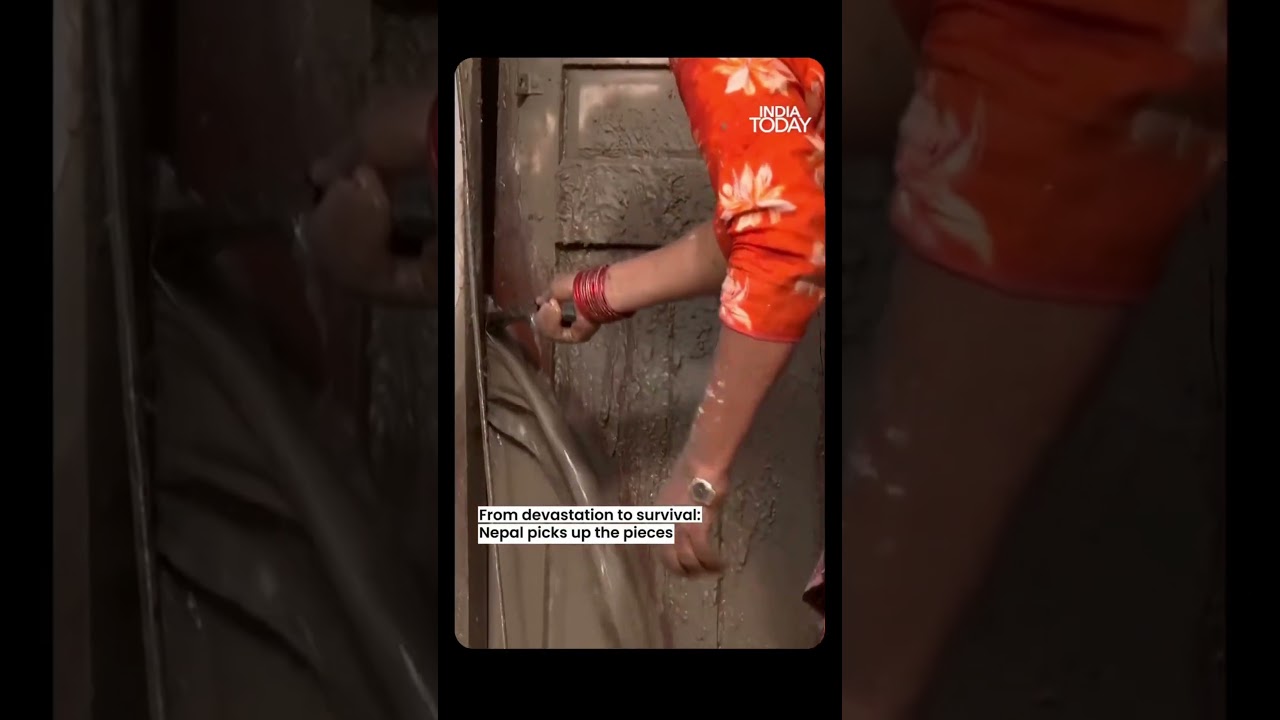 Nepal Floods: Survivors Pick Through Ruins As Rebuilding Begins #nepalflood #nepal