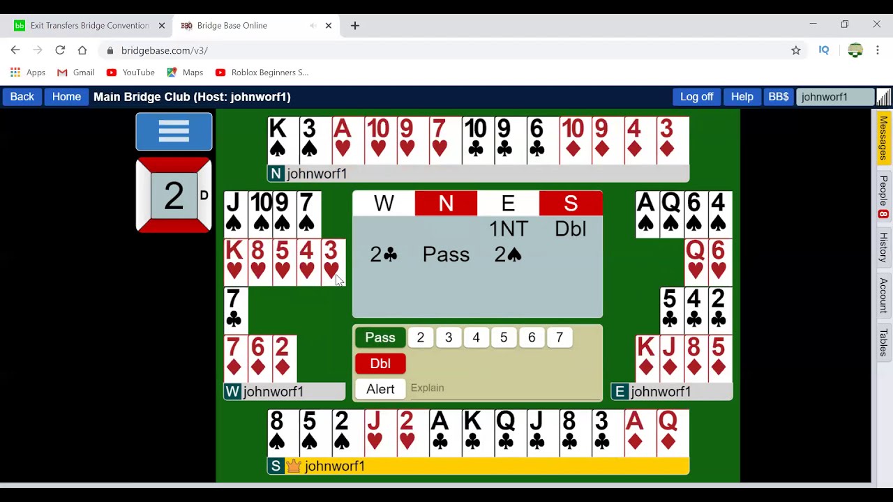 Exit Transfers tutorial in Bridge