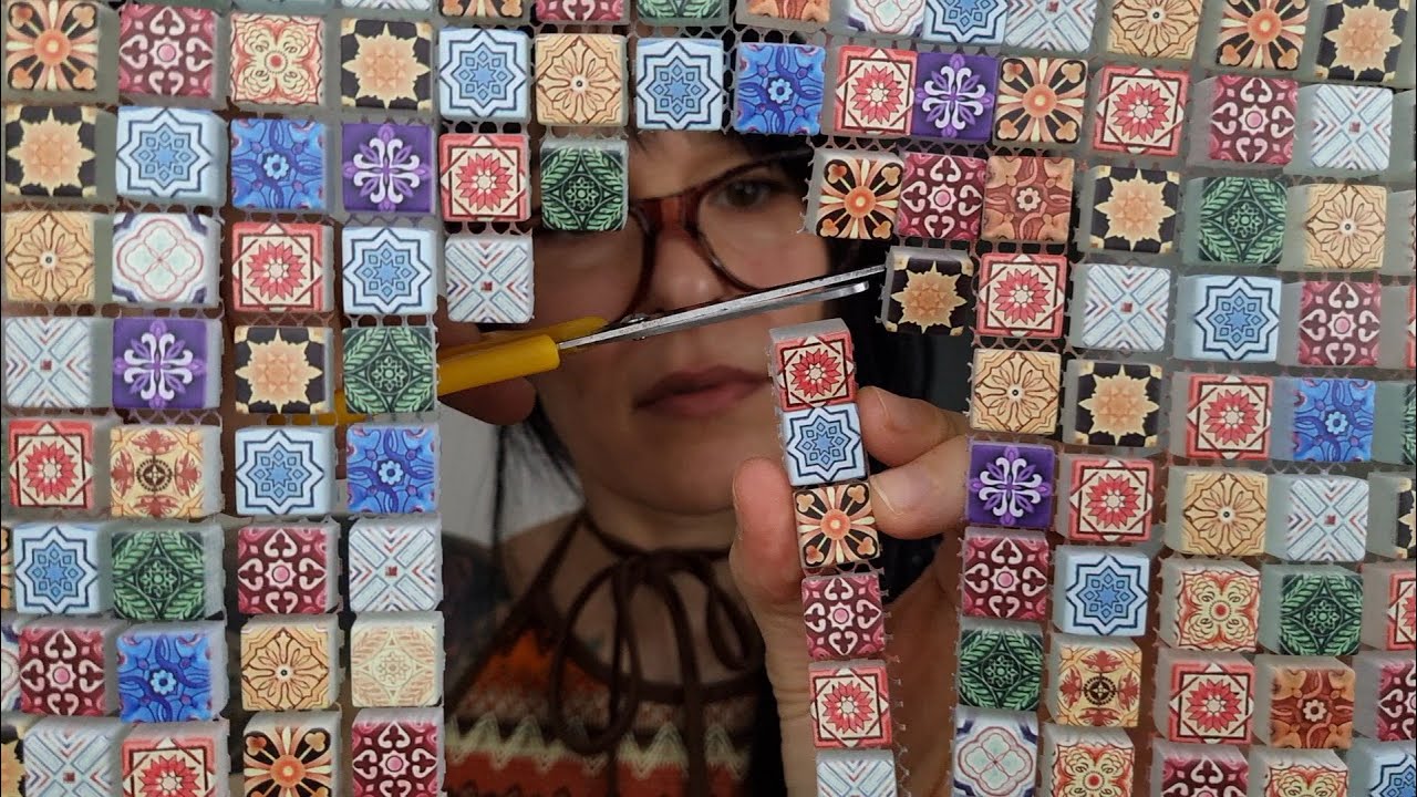Your hair is glass tiles | Split ends cut ASMR
