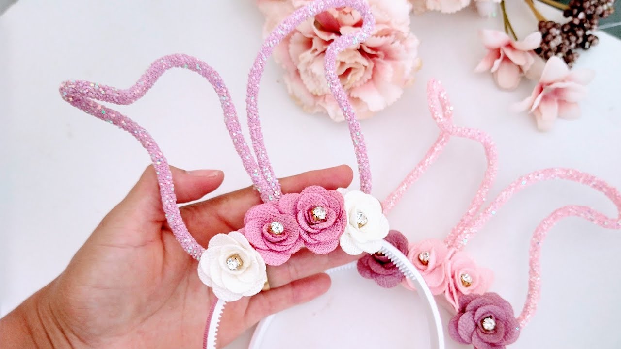 TIARA PÁSCOA TUBO DE STRASS 🎀