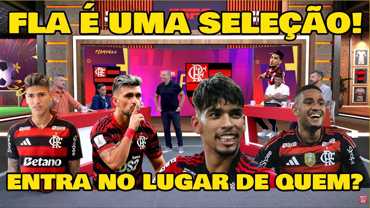 PAQUET&Aacute; ENTRA NO LUGAR DE QUEM NO TIME DO FLAMENGO? O DEBATE PEGOU FOGO!!!