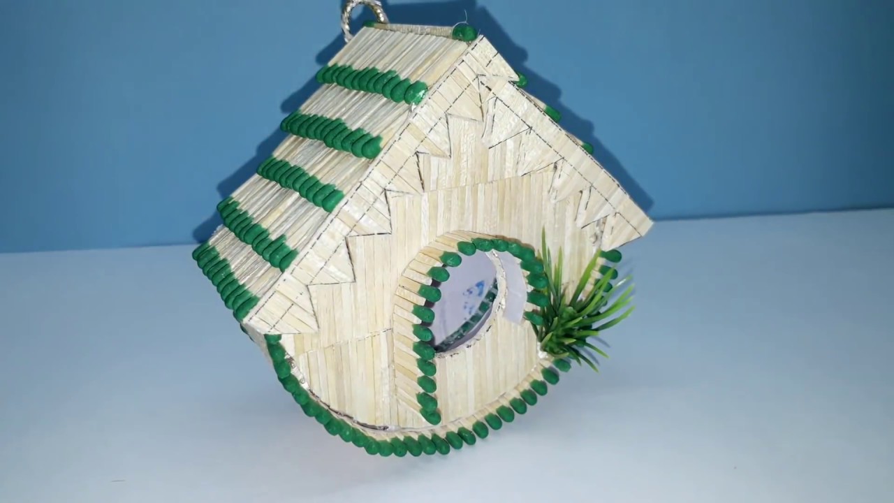 Unique Matchstick Miniature House | Matchstick Crafts idea