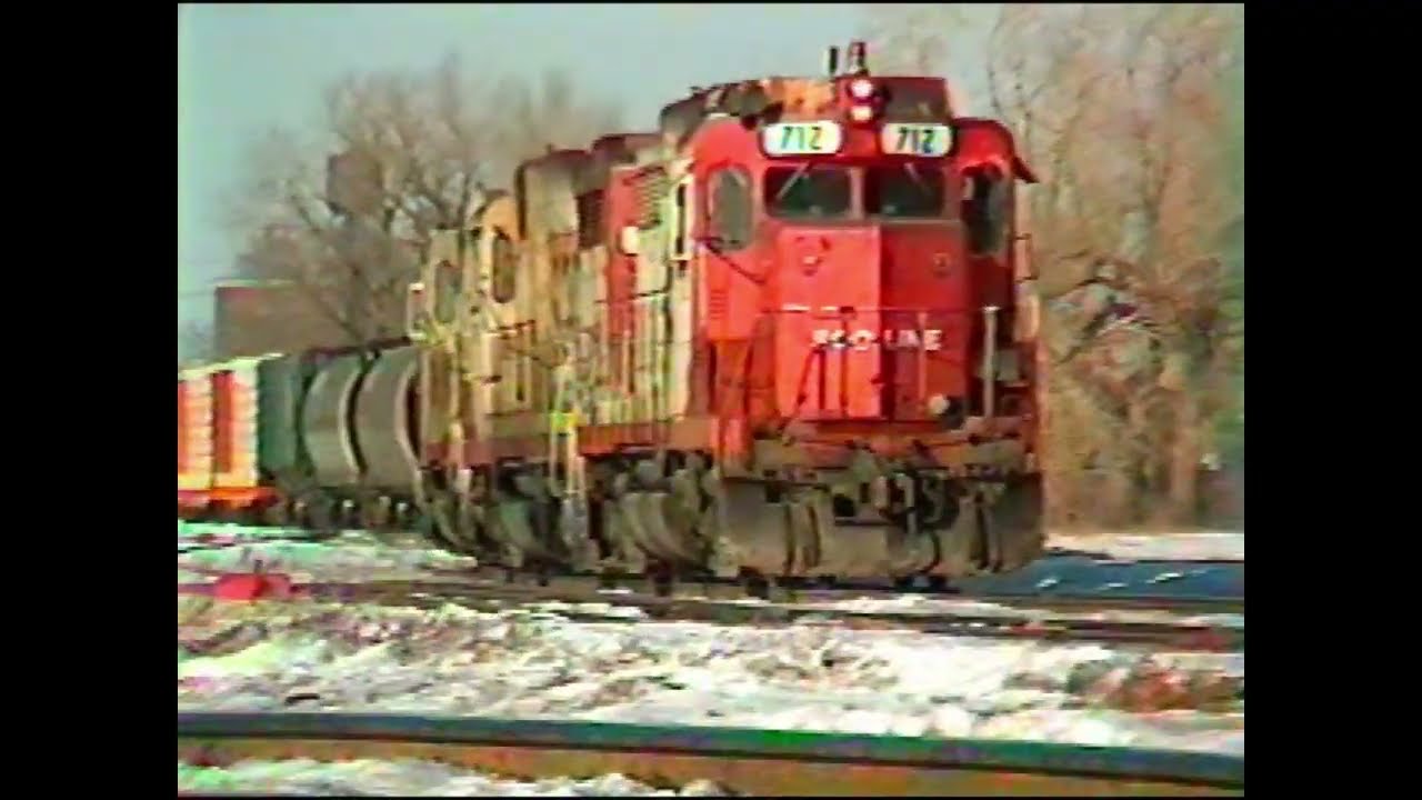 Minneapolis Junction January 1986 Five Soo GP 30s