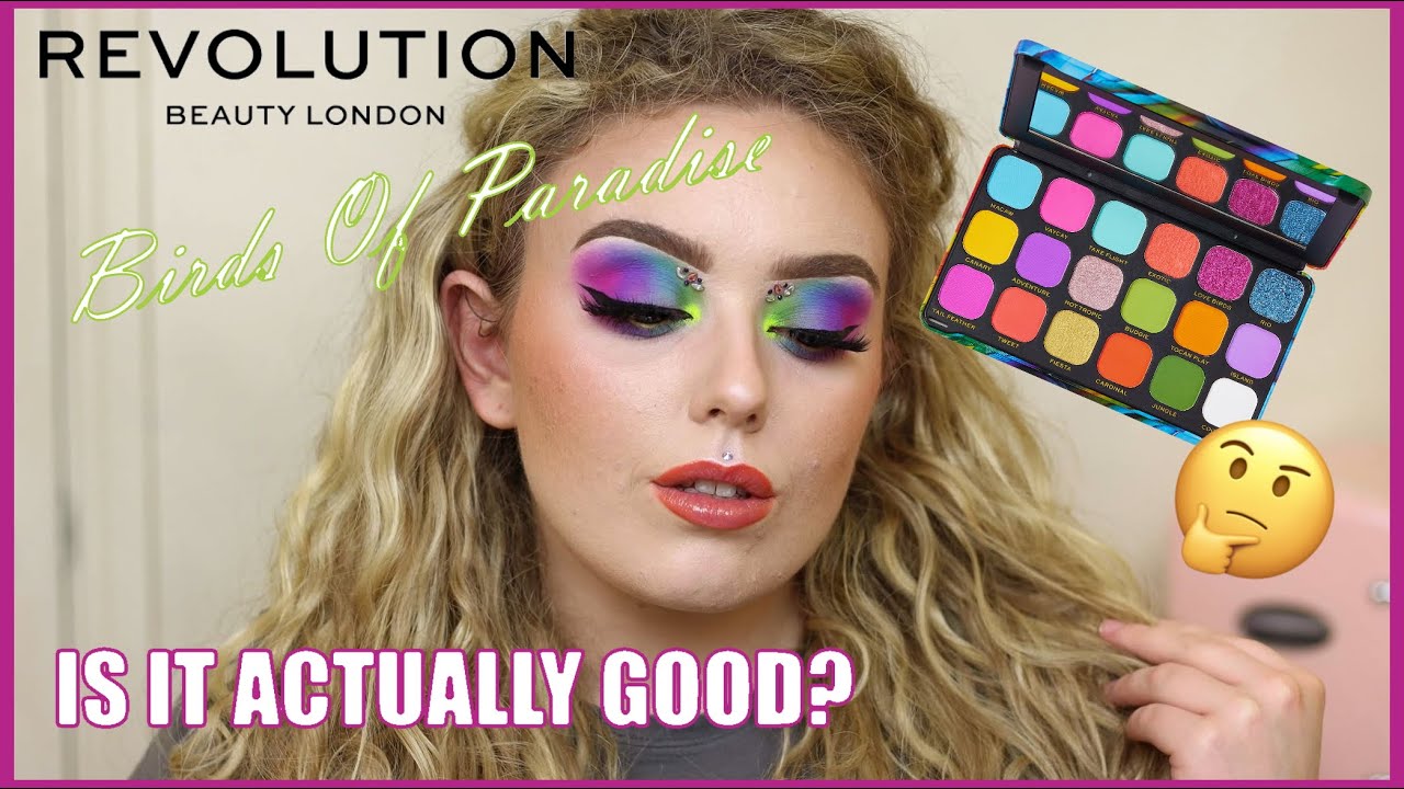 Trying the Revolution Forever Flawless Birds of Paradise Palette Again! | Auroreblogs