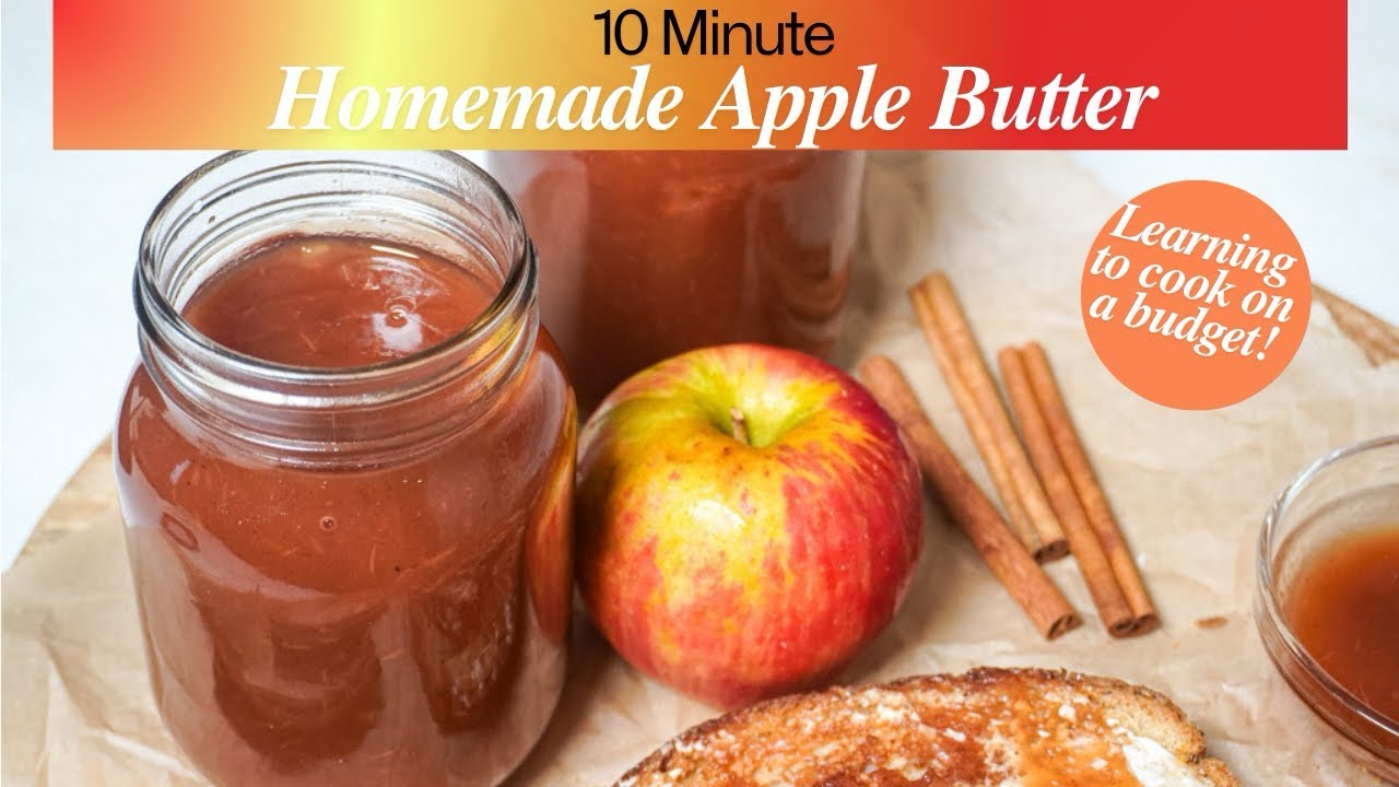 Homemade Apple Butter- budget friendly recipes 